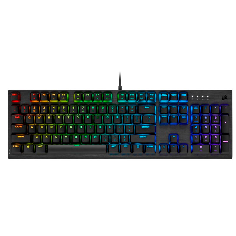 Teclado mecánico CORSAIR K60 RGB PRO LOW PROFILE
